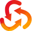 Ícone representando ciclo de integração e conexão de soluções